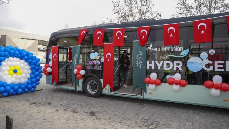 Karsan’ın hidrojenli e-ATA modeli otobüs Gaziantep’te denenecek