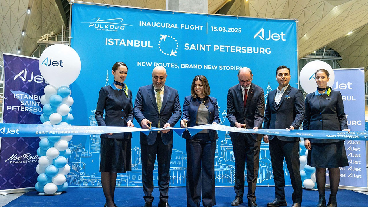 AJet, İstanbul- St. Petersburg hattını açtı