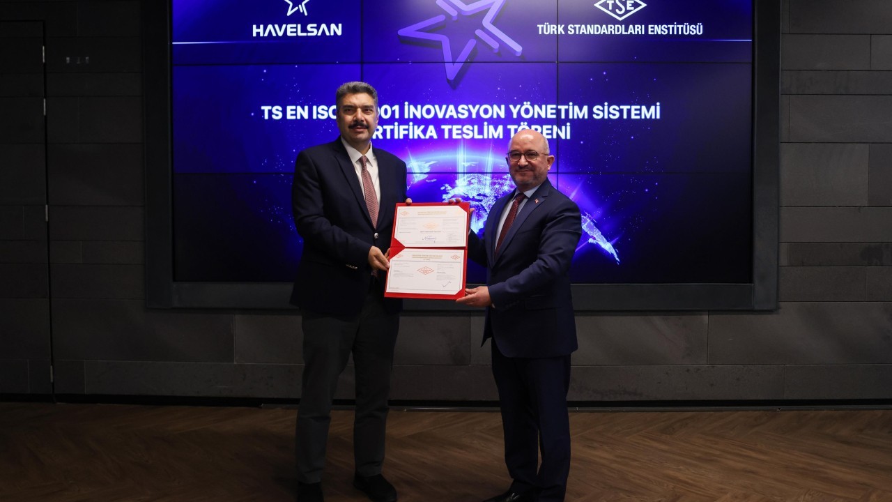 HAVELSAN “TS EN ISO 56001 belgesi” alan ilk yazılım şirketi oldu