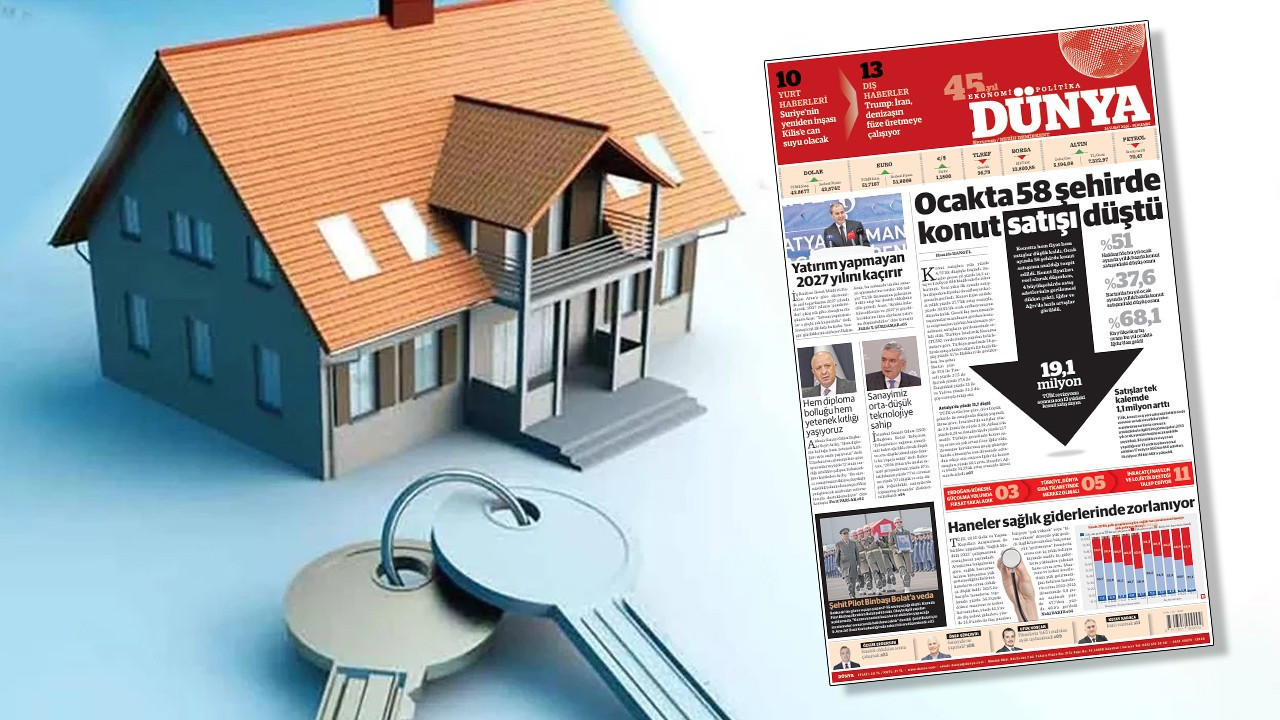 Konut Satışları Ocakta Düşüşte: Büyük Şehirler ve Deprem Bölgeleri Rüzgarı Kesti, Iğdır ve Ağrı Artışta