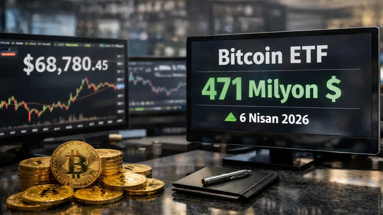 ABD Spot Bitcoin ETF Girişleri ve Bitcoin Fiyatı Üzerindeki Etkileri: 6 Nisan Analizi