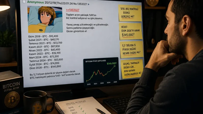 4chan Paylaşımıyla Bitcoin Tahminleri Üzerine Belirsizlikler ve Gerçeklik Sorgusu